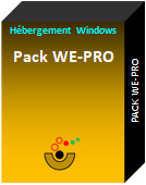 Hébergement Windows Pack WE-PRO